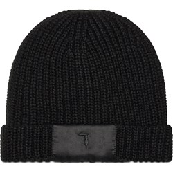 Trussardi czapka zimowa męska czarna  - zdjęcie produktu