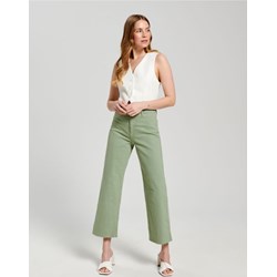 Jeansy damskie Sinsay zielone  - zdjęcie produktu