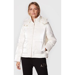Biała kurtka damska Armani Exchange krótka bez kaptura  - zdjęcie produktu
