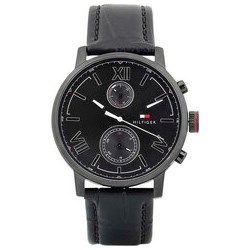 Czarny zegarek Tommy Hilfiger  - zdjęcie produktu