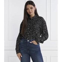 Koszula damska Tommy Jeans casual w abstrakcyjnym wzorze z długimi rękawami  - zdjęcie produktu