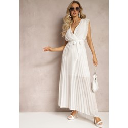 Sukienka Renee kopertowa maxi biała  - zdjęcie produktu