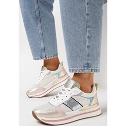 Buty sportowe damskie Born2be sneakersy sznurowane na wiosnę  - zdjęcie produktu