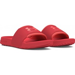 Klapki damskie Under Armour czerwone casual bez zapięcia  - zdjęcie produktu