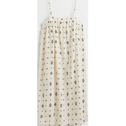 Sukienka H & M luźna w groszki mini z dekoltem karo trapezowa  - zdjęcie produktu