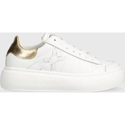 Buty sportowe damskie białe Patrizia Pepe sneakersy na wiosnę na platformie  - zdjęcie produktu