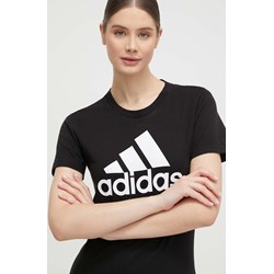 Bluzka damska Adidas sportowa z krótkim rękawem z okrągłym dekoltem  - zdjęcie produktu