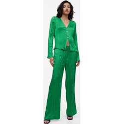 H & M spodnie damskie zielone  - zdjęcie produktu