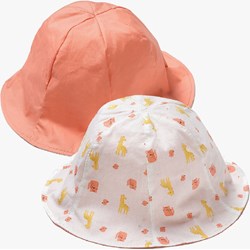 Pomarańczowy czapka dziecięca 5.10.15. bawełniana  - zdjęcie produktu