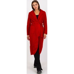 Płaszcz damski czerwony Och Bella  - zdjęcie produktu