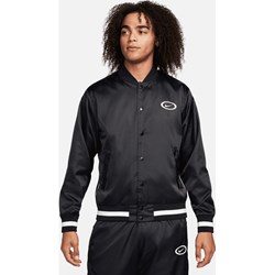 Kurtka męska Nike czarna z tkaniny sportowa na jesień  - zdjęcie produktu