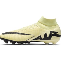 Buty sportowe damskie Nike tkaninowe na wiosnę żółte na płaskiej podeszwie  - zdjęcie produktu