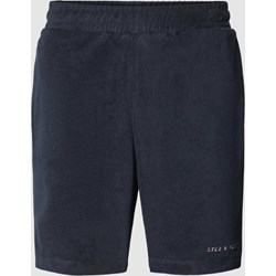 Spodenki męskie granatowe Lyle & Scott na lato  - zdjęcie produktu