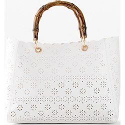 Shopper bag biała Bonprix na ramię  - zdjęcie produktu