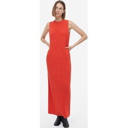 H & M sukienka bez rękawów prosta na wiosnę maxi z okrągłym dekoltem  - zdjęcie produktu