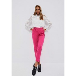 Różowe spodnie damskie Moodo.pl  - zdjęcie produktu