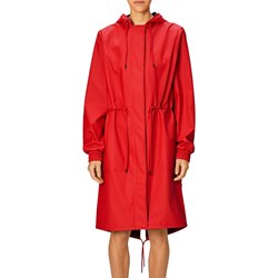 Rains kurtka damska z kapturem długa  - zdjęcie produktu