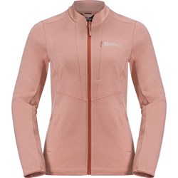 Bluza damska Jack Wolfskin polarowa różowa jesienna sportowa  - zdjęcie produktu