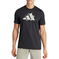 Adidas t-shirt męski z krótkim rękawem w nadruki  - zdjęcie produktu