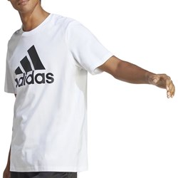 T-shirt męski Adidas biały sportowy z krótkim rękawem  - zdjęcie produktu