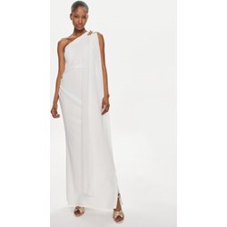 Sukienka Rinascimento maxi biała z okrągłym dekoltem bez rękawów wieczorowa  - zdjęcie produktu