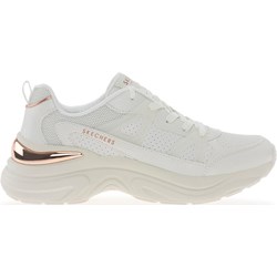 Buty sportowe damskie Skechers wiązane płaskie wiosenne  - zdjęcie produktu