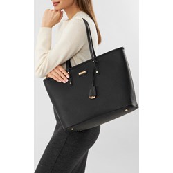 Shopper bag Quazi czarna matowa  - zdjęcie produktu