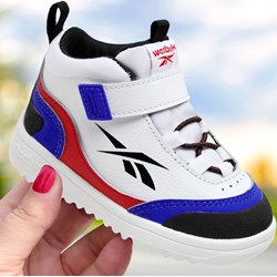 Buty sportowe dziecięce białe Reebok skórzane  - zdjęcie produktu