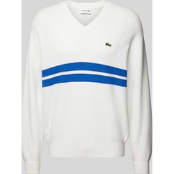 Sweter męski biały Lacoste  - zdjęcie produktu