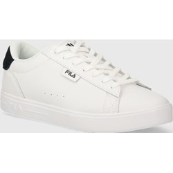 Trampki męskie białe Fila sznurowane skórzane sportowe  - zdjęcie produktu