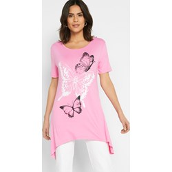 Bonprix bluzka damska różowa młodzieżowa  - zdjęcie produktu