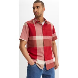 Koszula męska Bonprix z krótkimi rękawami bawełniana  - zdjęcie produktu