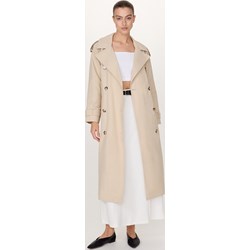 Beżowy płaszcz damski Reserved na jesień  - zdjęcie produktu
