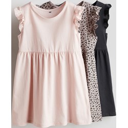 Sukienka dziewczęca różowa H & M w nadruki na lato  - zdjęcie produktu