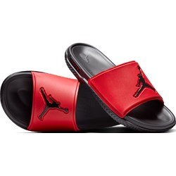 Klapki męskie Jordan czerwone sportowe  - zdjęcie produktu