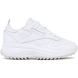 Buty sportowe damskie Reebok na płaskiej podeszwie białe wiązane  - zdjęcie produktu