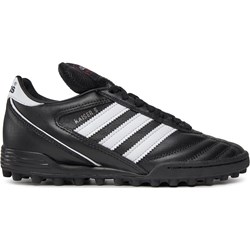 Czarne buty sportowe męskie Adidas z tworzywa sztucznego sznurowane  - zdjęcie produktu