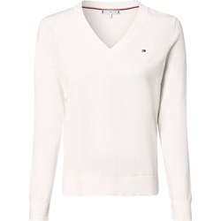 Sweter damski Tommy Hilfiger biały  - zdjęcie produktu