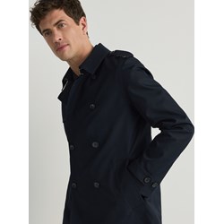 Płaszcz męski Reserved czarny  - zdjęcie produktu