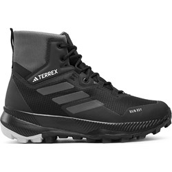 Buty trekkingowe damskie Adidas czarne wiązane sportowe  - zdjęcie produktu