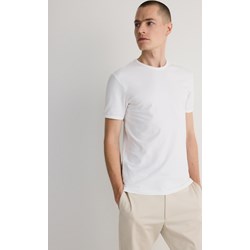 T-shirt męski biały Reserved  - zdjęcie produktu