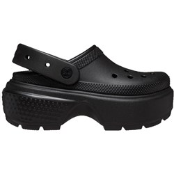 Klapki damskie Crocs bez zapięcia na platformie z gumy  - zdjęcie produktu
