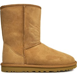 Buty zimowe męskie brązowe Ugg ze skóry  - zdjęcie produktu