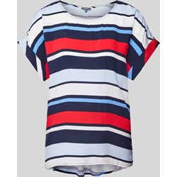 Bluzka damska Montego w paski z wiskozy  - zdjęcie produktu