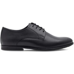 Buty eleganckie męskie Lasocki czarne sznurowane na wiosnę  - zdjęcie produktu