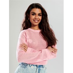 Sweter damski różowy Sinsay  - zdjęcie produktu