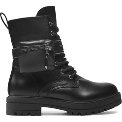 Buty zimowe dziecięce DeeZee czarne wiązane  - zdjęcie produktu