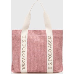 Torba letnia U.S Polo Assn. matowa na ramię wakacyjna duża  - zdjęcie produktu