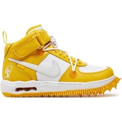 Buty sportowe męskie żółte Nike air force sznurowane  - zdjęcie produktu