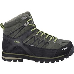 Buty trekkingowe męskie CMP zielone z tkaniny sznurowane sportowe  - zdjęcie produktu